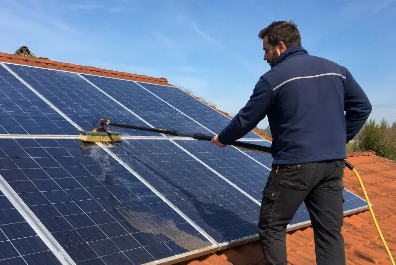 Nettoyage et entretien de panneaux solaires à Gardanne