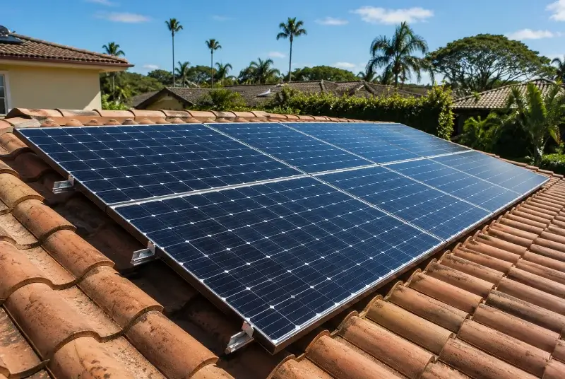Installation de panneaux solaires à Gardanne