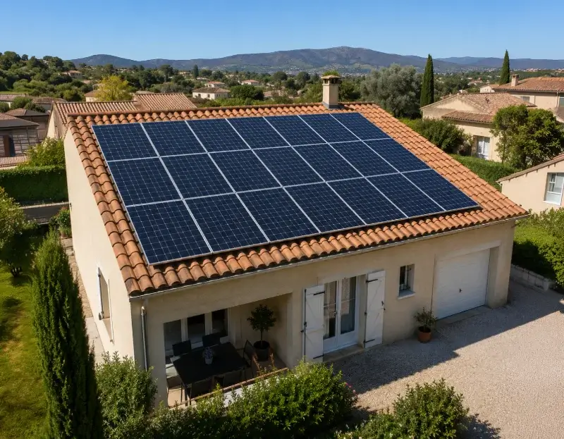 Prime à l'autoconsommation panneaux solaires Gardanne — aide financière de l'État